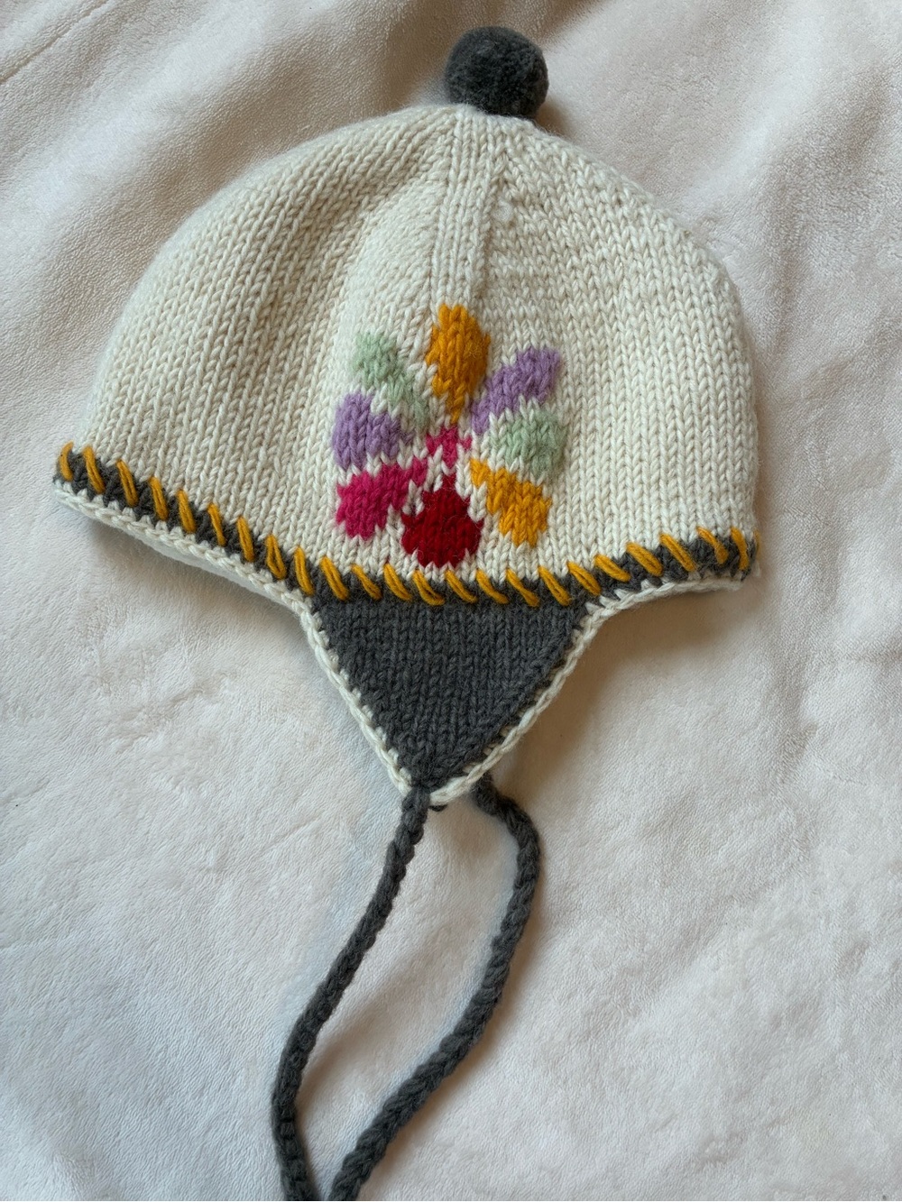 100% wool toddler hat